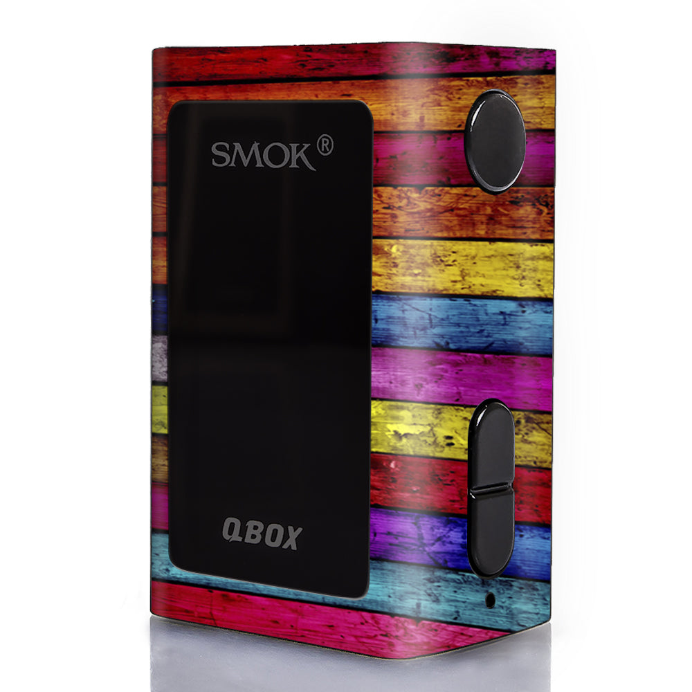  Colorwood Aged Smok Q-Box Skin