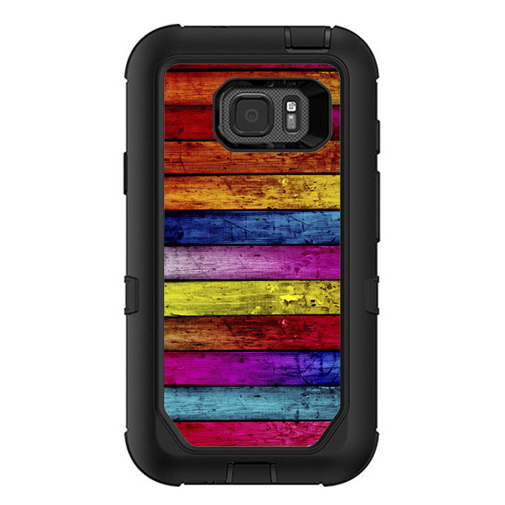  Colorwood Aged Otterbox Defender Samsung Galaxy S7 Active Skin