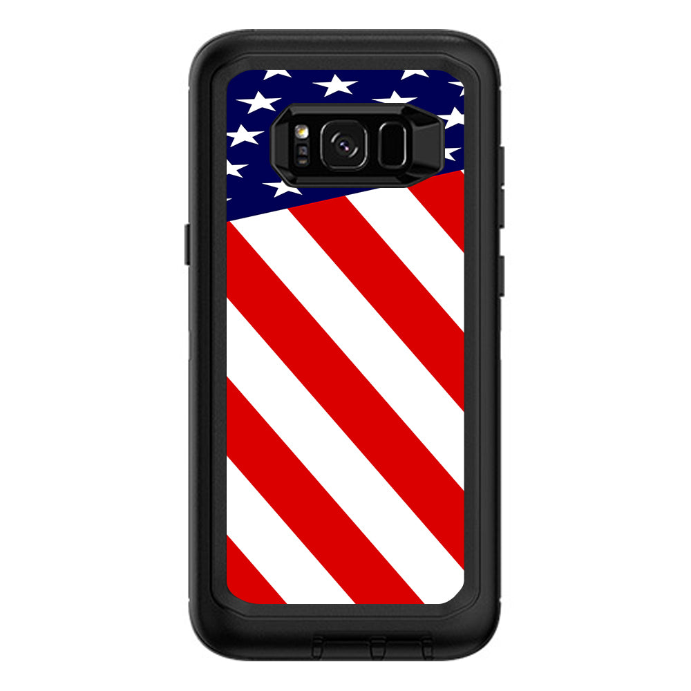  American Flag Usa Otterbox Defender Samsung Galaxy S8 Plus Skin