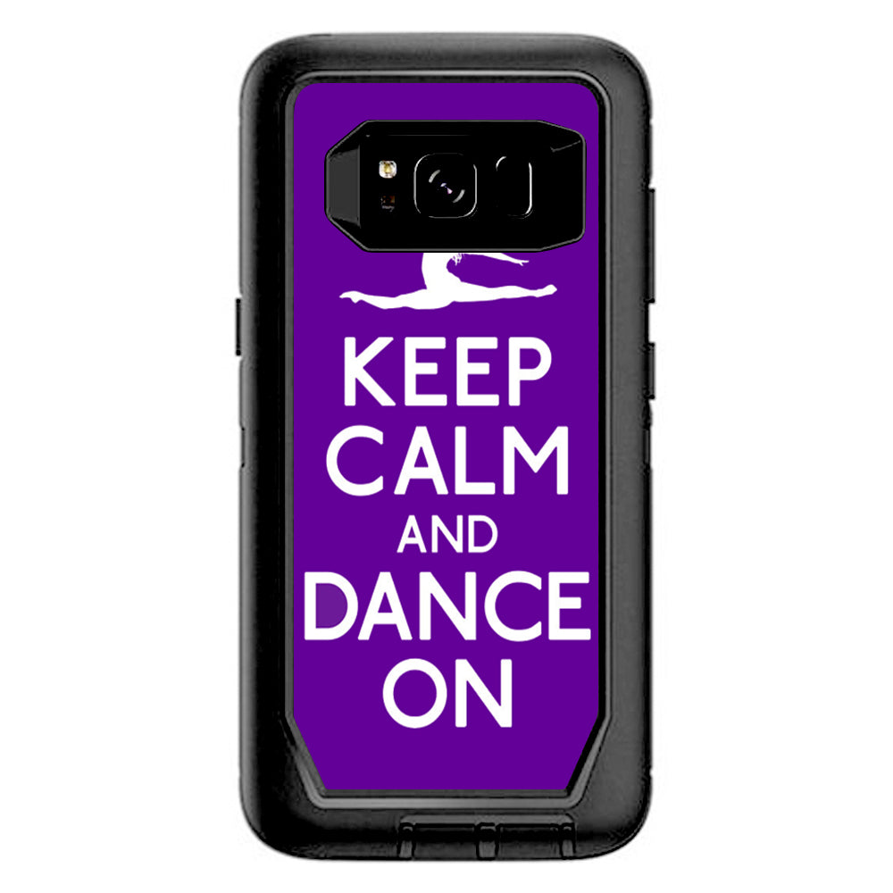  Keep Calm Dance On Otterbox Defender Samsung Galaxy S8 Skin