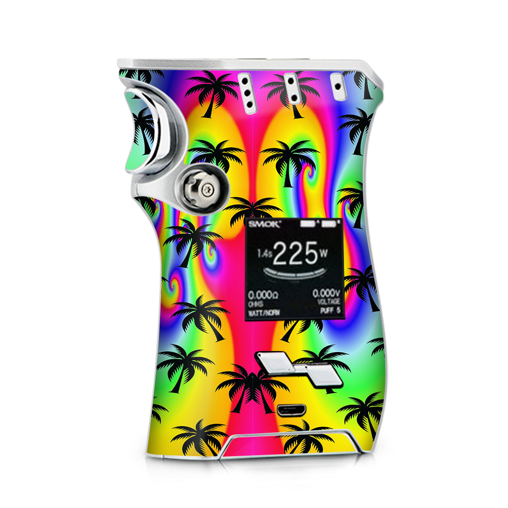  Rainbow Palm Tree Smok Mag kit Skin