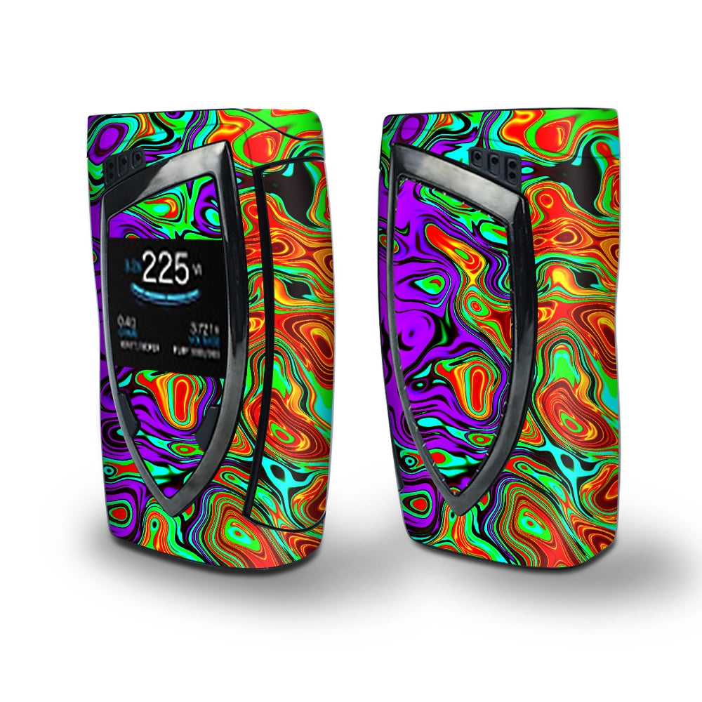 Skin Decal Vinyl Wrap for Smok Devilkin Kit 225w Vape (includes TFV12 Prince Tank Skins) skins cover / Mixed Colors