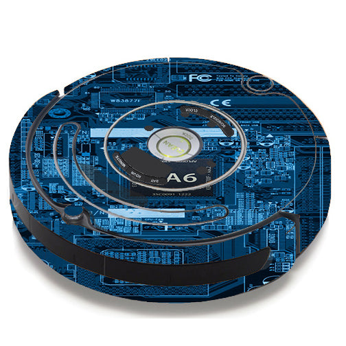  Circuit2 Blue iRobot Roomba 650/655 Skin