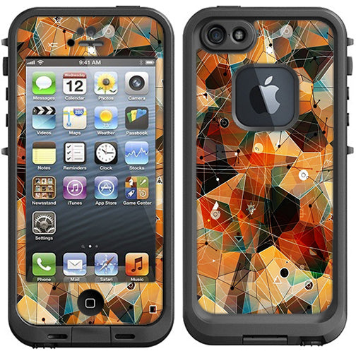  Abstract Triangles Lifeproof Fre iPhone 5 Skin