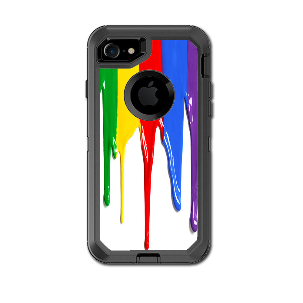  Dripping Paint Otterbox Defender iPhone 7 or iPhone 8 Skin