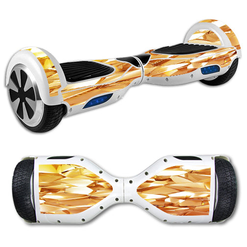  Geometric Gold Hoverboards  Skin