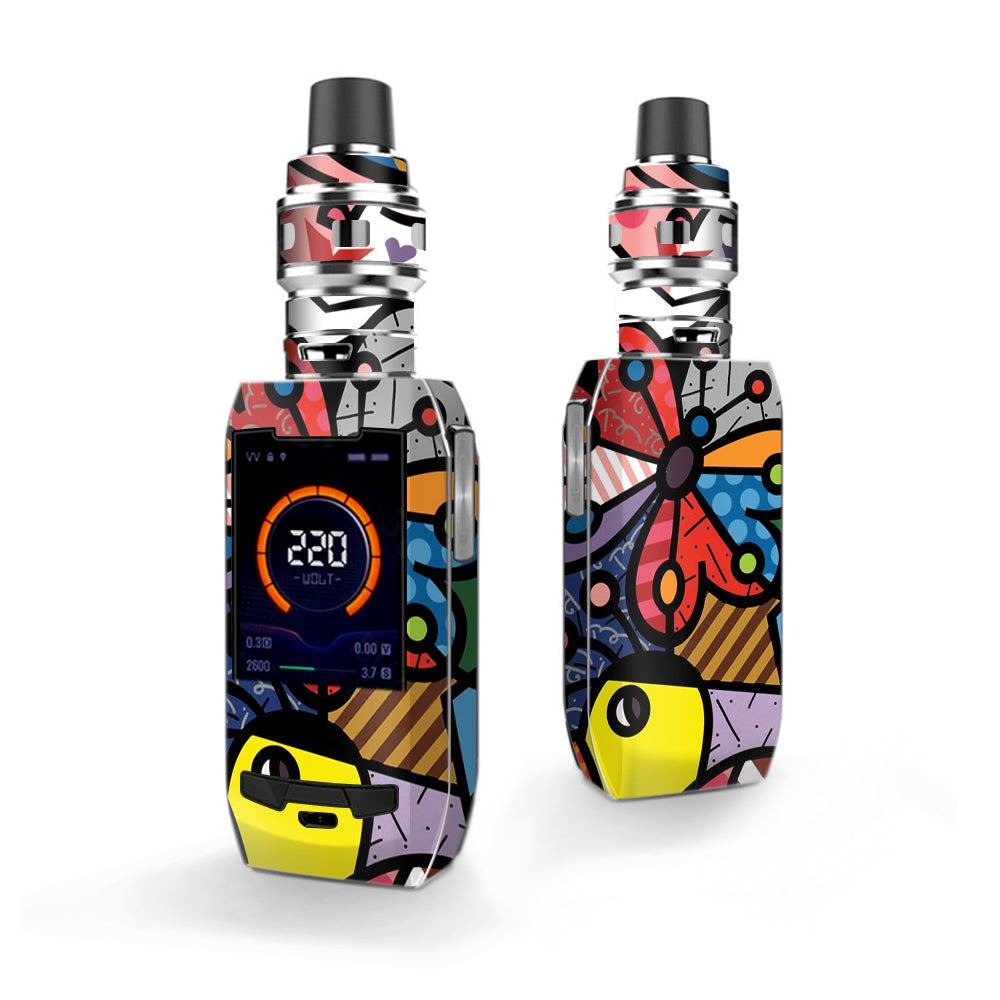  Butterfly Stained Glass Vaporesso Polar 220w Skin