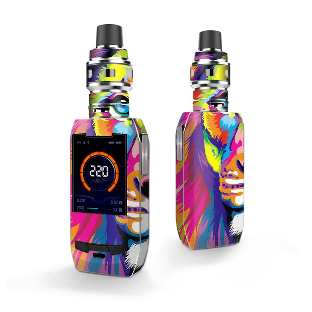  Colorful Lion Abstract Paint Vaporesso Polar 220w Skin