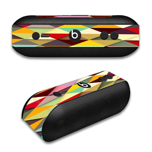  Colorful Triangles Pattern Beats by Dre Pill Plus Skin