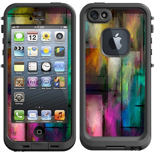  Colorful Paint Modern Lifeproof Fre iPhone 5 Skin