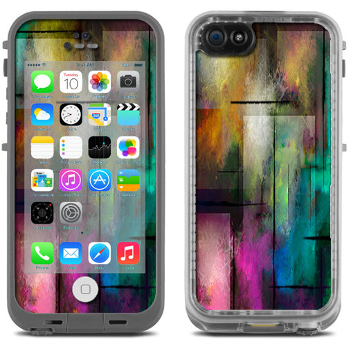  Colorful Paint Modern Lifeproof Fre iPhone 5C Skin