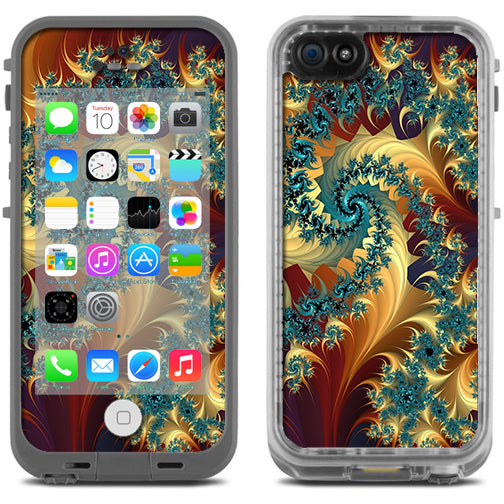  Trippy Floral Swirl Lifeproof Fre iPhone 5C Skin