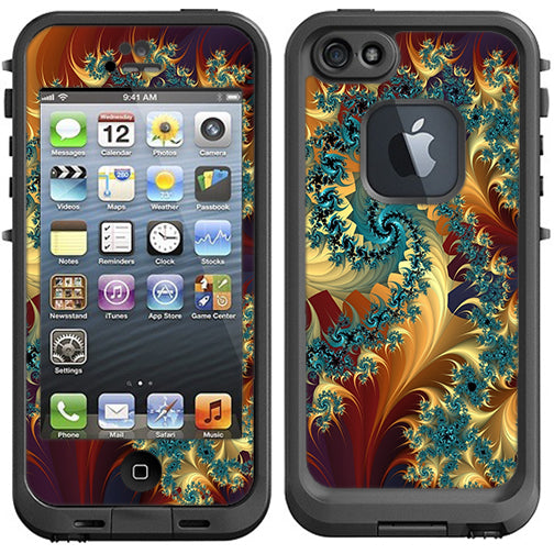  Trippy Floral Swirl Lifeproof Fre iPhone 5 Skin