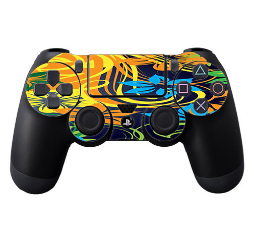  Tropical Flowers Sony Playstation PS4 Controller Skin