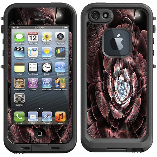  Abstract Rose Flower Lifeproof Fre iPhone 5 Skin