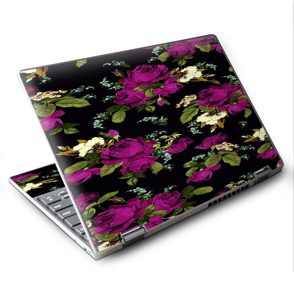  Rose Floral Trendy Lenovo Yoga 710 11.6" Skin