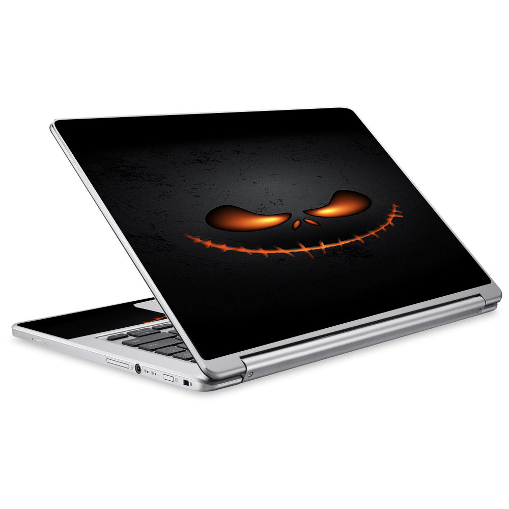  Wicked Pumpkin Acer Chromebook R13 Skin