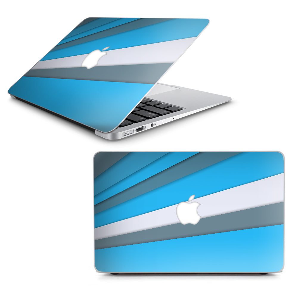  Blue Abstract Pattern Macbook Air 11" A1370 A1465 Skin