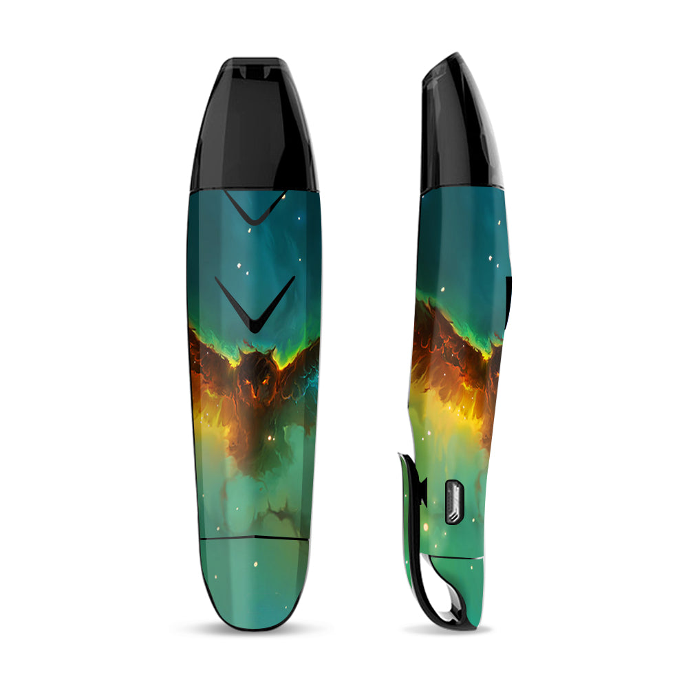 Skin Decal Vinyl Wrap for Suorin Vagon  Vape / Flying Owl in Clouds