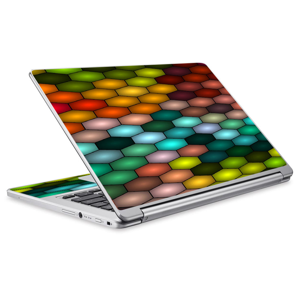  Vector Abstract Honeycomb Acer Chromebook R13 Skin