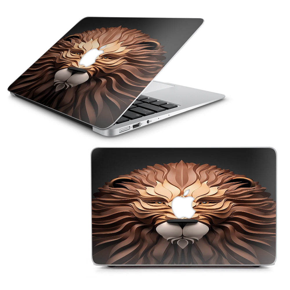  3D Lion Macbook Air 13" A1369 A1466 Skin