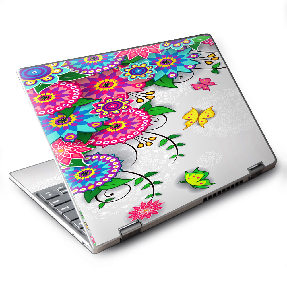  Flowers Colorful Design Lenovo Yoga 710 11.6" Skin