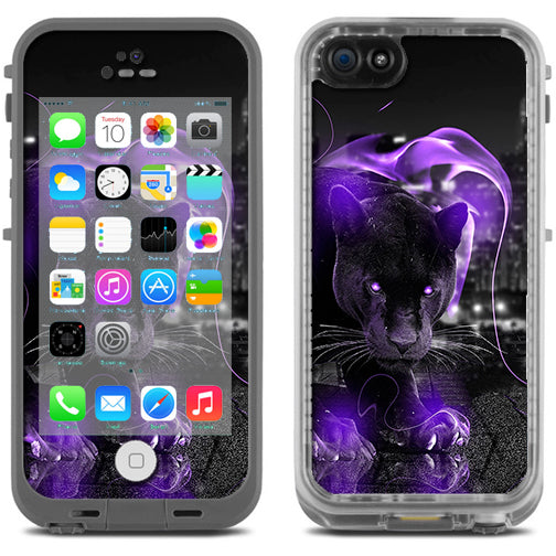  Black Panther Purple Smoke Lifeproof Fre iPhone 5C Skin