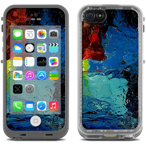  Oil Paint Color Scheme Lifeproof Fre iPhone 5C Skin