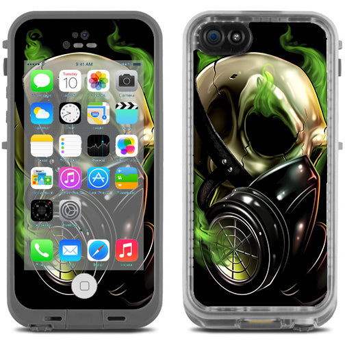  Gas Mask Skeleton Lifeproof Fre iPhone 5C Skin