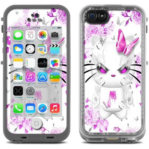  Mean Kitty In Pink Lifeproof Fre iPhone 5C Skin