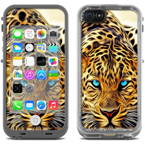  Leopard With Blue Eyes Lifeproof Fre iPhone 5C Skin