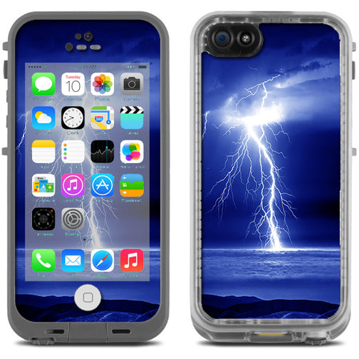  Lightning On The Ocean Lifeproof Fre iPhone 5C Skin