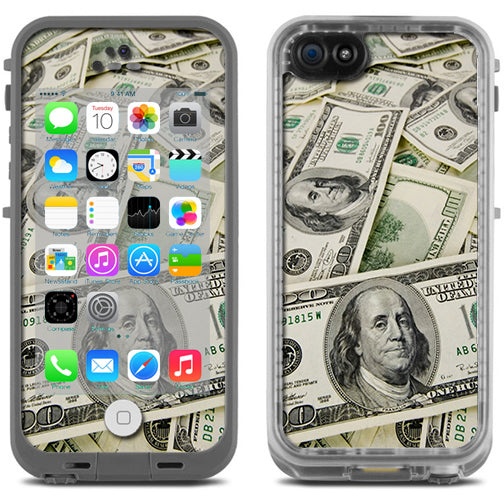  Cash Money, Benjamins Lifeproof Fre iPhone 5C Skin