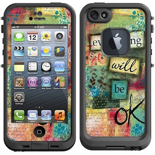  Everything Will Be Ok Lifeproof Fre iPhone 5 Skin