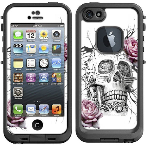  Roses In Skull Lifeproof Fre iPhone 5 Skin