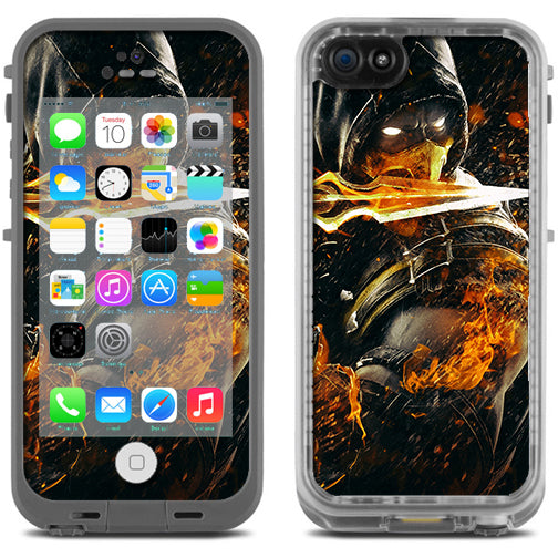  Scorpion With Flaming Sword Lifeproof Fre iPhone 5C Skin