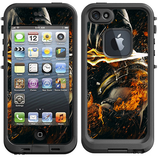  Scorpion With Flaming Sword Lifeproof Fre iPhone 5 Skin