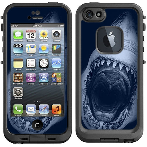  Shark Attack Lifeproof Fre iPhone 5 Skin