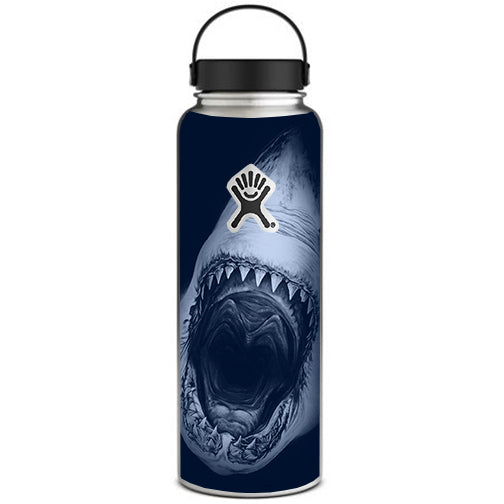  Shark Attack Hydroflask 40oz Wide Mouth Skin