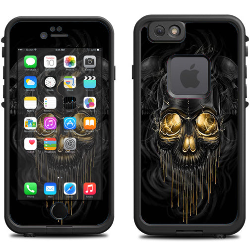  Golden Skull, Glowing Skeleton Lifeproof Fre iPhone 6 Skin