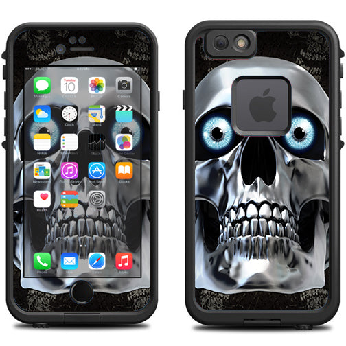  Punish Face On Glowing Red Lifeproof Fre iPhone 6 Skin