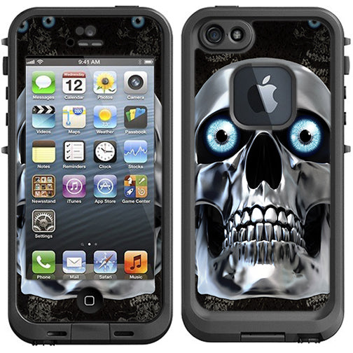  Punish Face On Glowing Red Lifeproof Fre iPhone 5 Skin