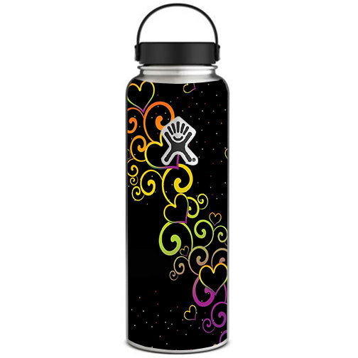  Trail Of Glowing Hearts Hydroflask 40oz Wide Mouth Skin