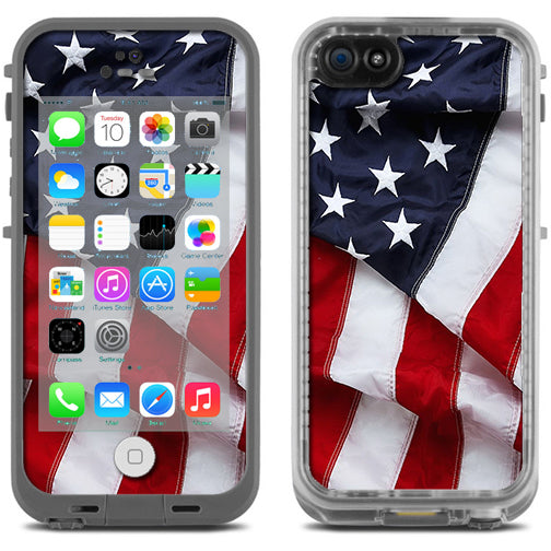  Us Flag, America Proud Lifeproof Fre iPhone 5C Skin