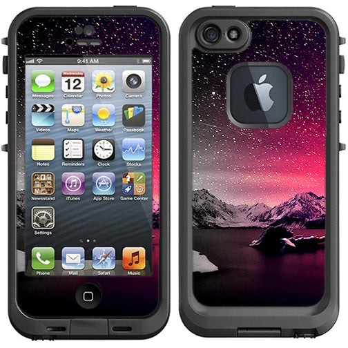  Winter Starry Night Lifeproof Fre iPhone 5 Skin