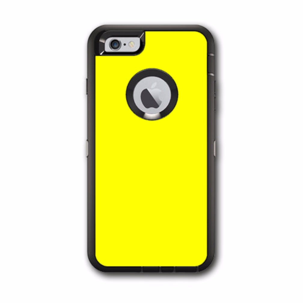  Bright Yellow Otterbox Defender iPhone 6 PLUS Skin