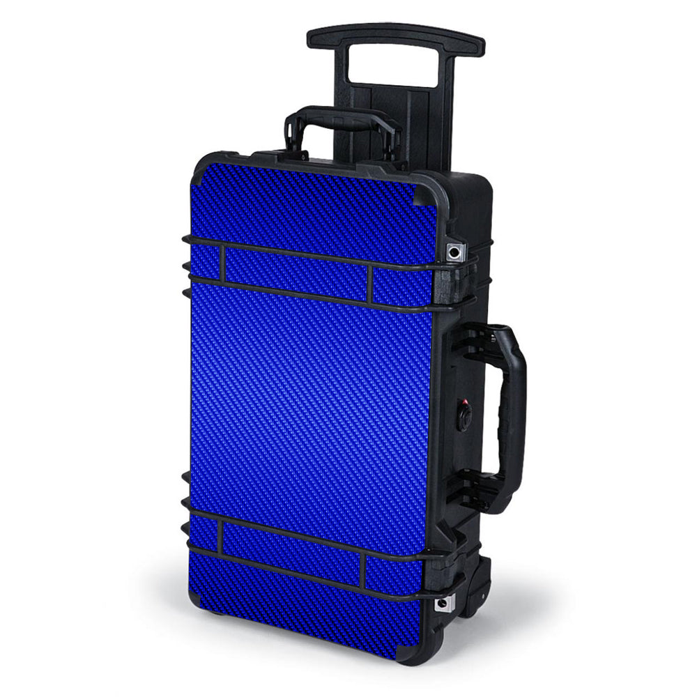  Blue Carbon Fiber Graphite Pelican Case 1510 Skin