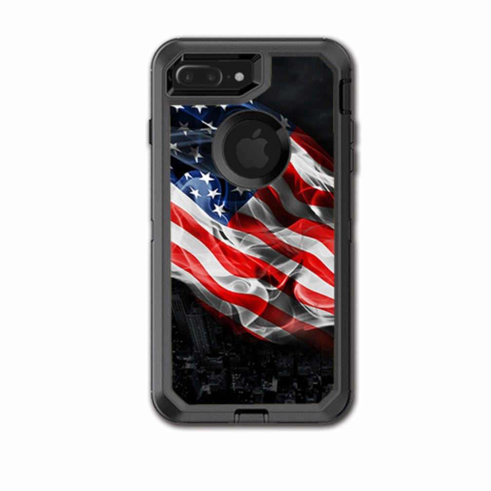  American Flag Waving Otterbox Defender iPhone 7+ Plus or iPhone 8+ Plus Skin