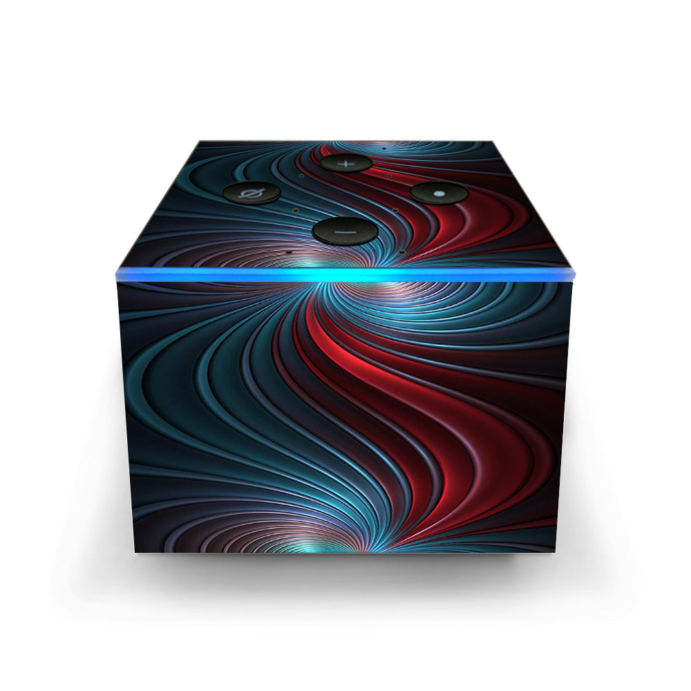  Colorful Swirl Amazon Fire TV Cube Skin