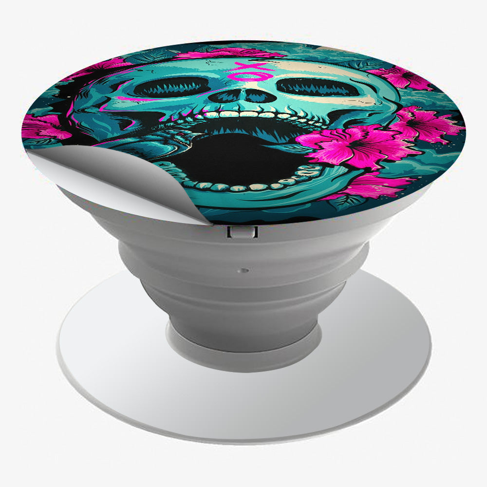 Skins Decals for PopSockets (4-Pack decals only) Cover / Skull Dia De ...